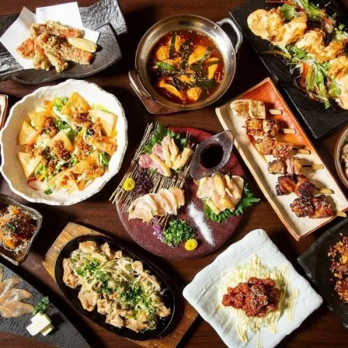 料理長こだわりの鶏料理が満載!とくとご堪能あれ♪